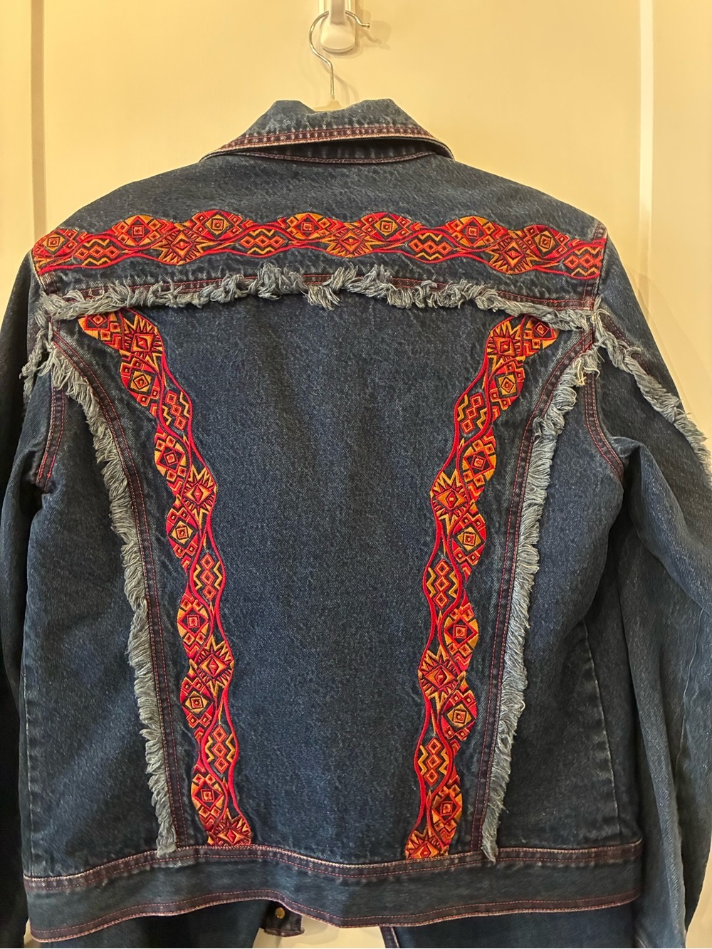COOGI Dark Blue Denim 2-Piece Matching Set with Red Trim - Picture 7 of 10
